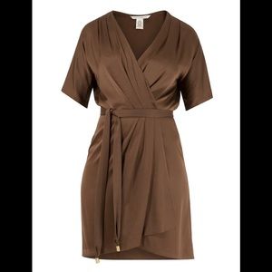 NWOT Diane von Furstenberg silk wrap dress.